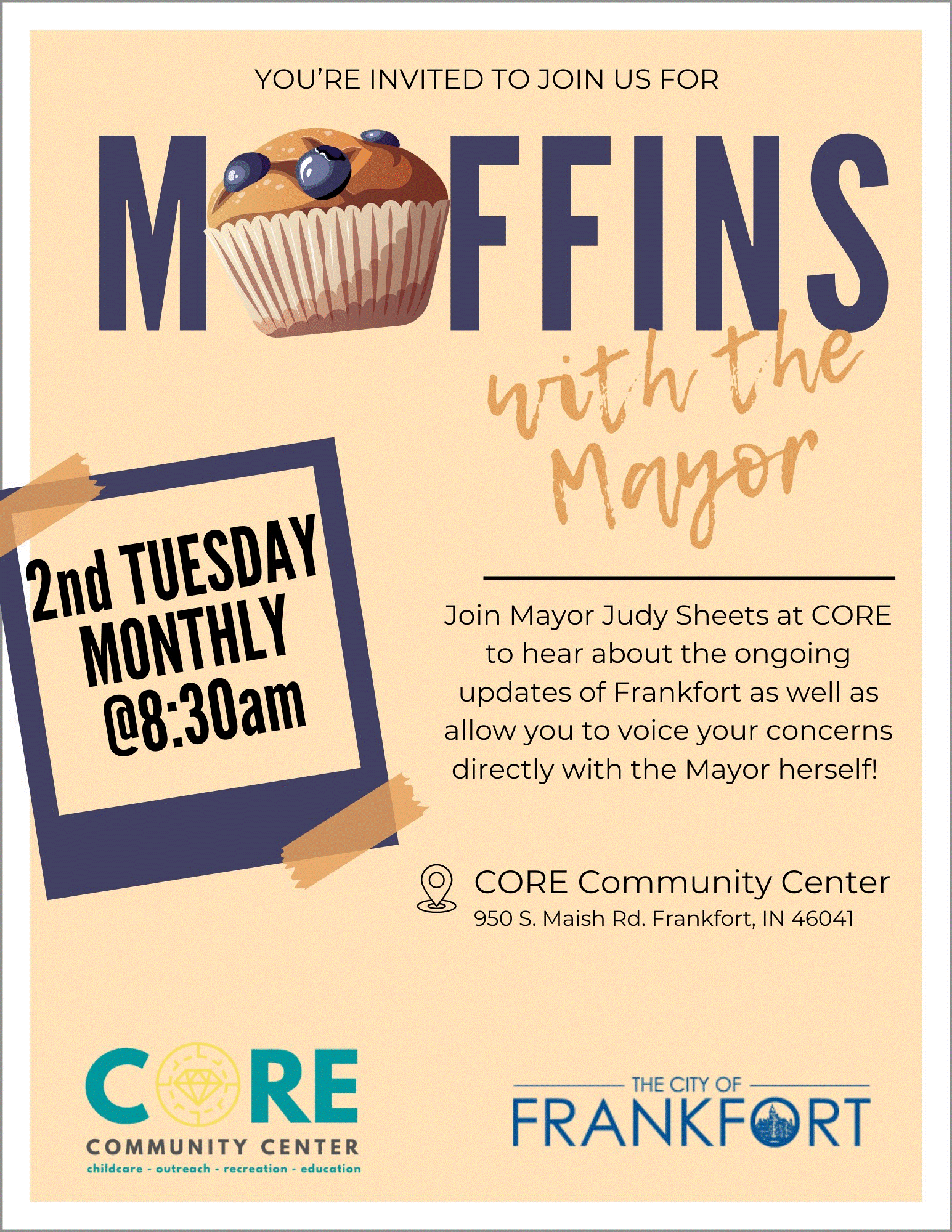 Muffins with the Mayor